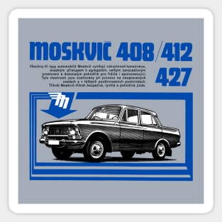 MOSKVITCH 408/412 - handbook Sticker